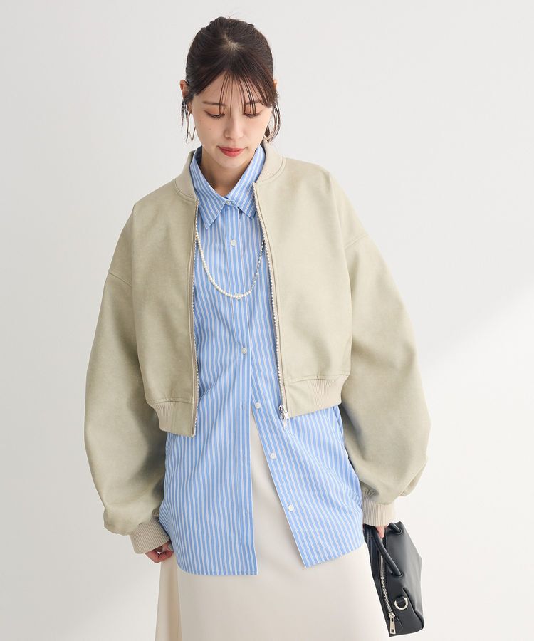 Green Parks「イージーケアストライプシャツ」|シャツ・ブラウス|