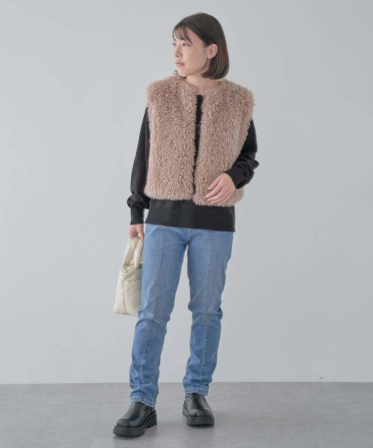 Green Parks「GUMストレッチデニム センター切替テーパードパンツ」|その他|