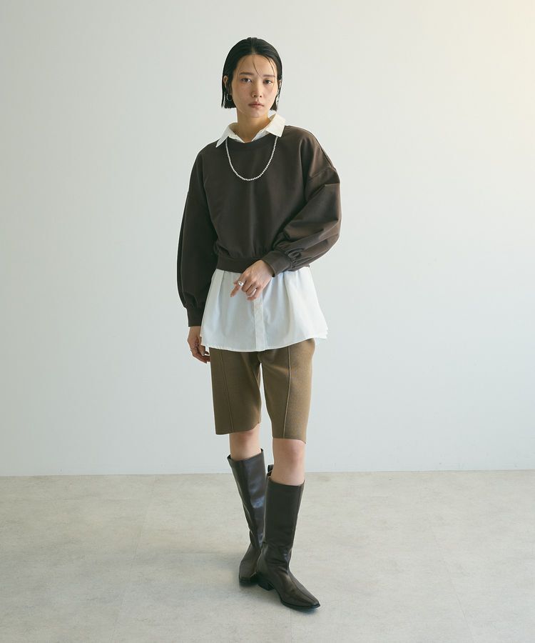 armonia「armonia.バックレースアップスウェット」|スウェット・ジャージ|