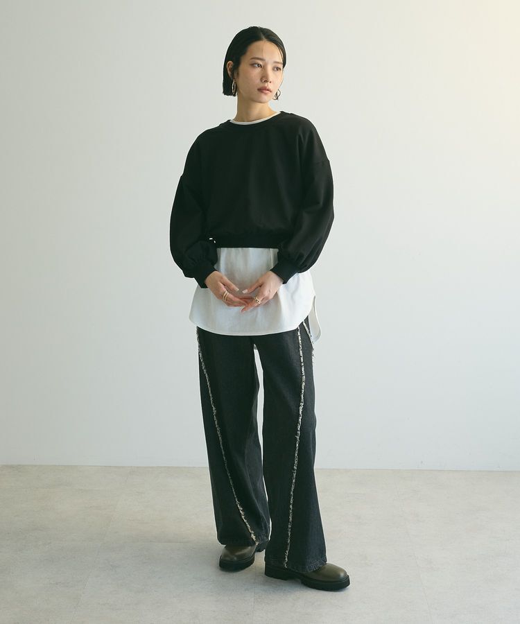 armonia「armonia.バックレースアップスウェット」|スウェット・ジャージ|