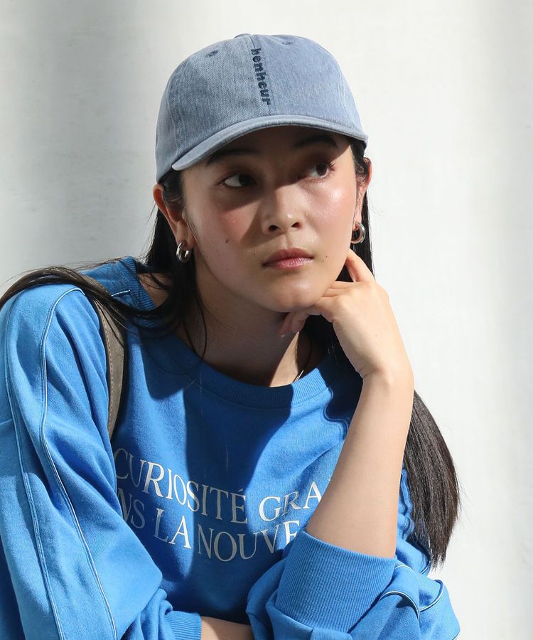 armonia「every walk.カラーデニムロゴキャップ」|その他|Blue
