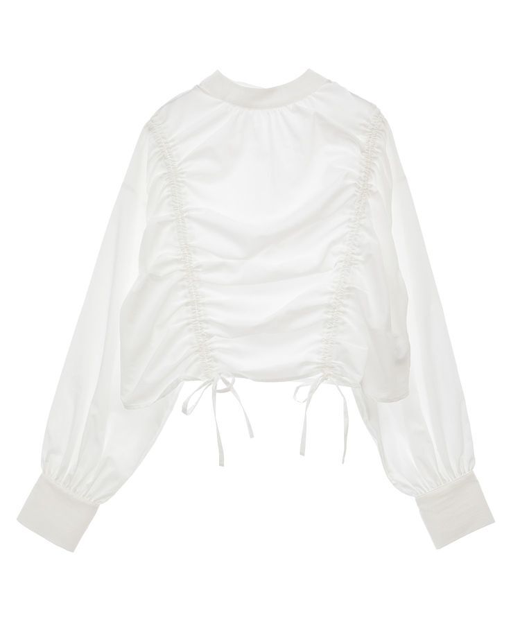 Green Parks「・ANDSEARCH ドロストリボンブラウス」|シャツ・ブラウス|