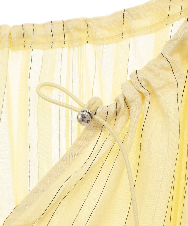 Green Parks「ドロストネックシアーストライプチュニック」|シャツ・ブラウス|