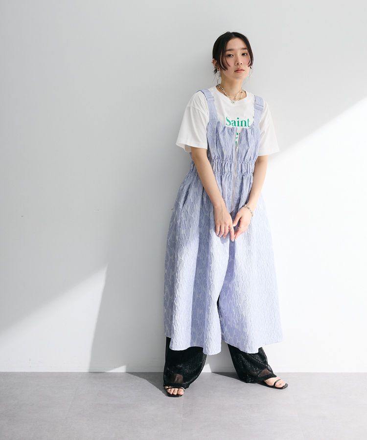 Green Parks「多段フェミニンロゴボックスTシャツ」|Tシャツ・カットソー|