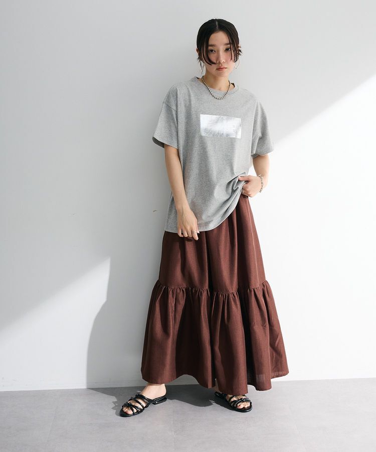 Green Parks「・ELENCARE DUE 箔プリントTEE」|Tシャツ・カットソー|