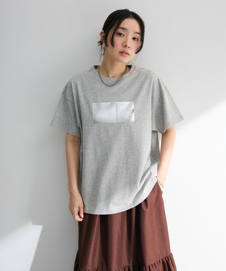 Green Parks「・ELENCARE DUE 箔プリントTEE」|Tシャツ・カットソー|