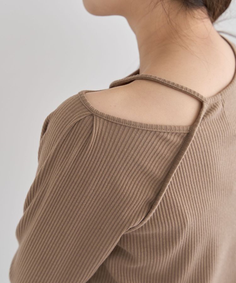 Green Parks「5分袖テレコリブプルオーバー」|Tシャツ・カットソー|