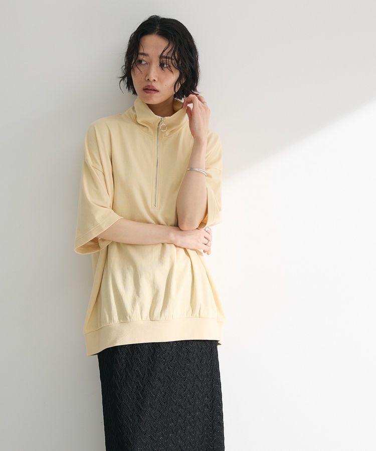 Green Parks「ハーフZIPチュニック」|Tシャツ・カットソー|