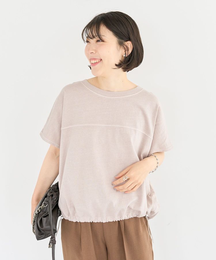 Green Parks「裾ドロストバルーンTEE」|Tシャツ・カットソー|Gray Beige
