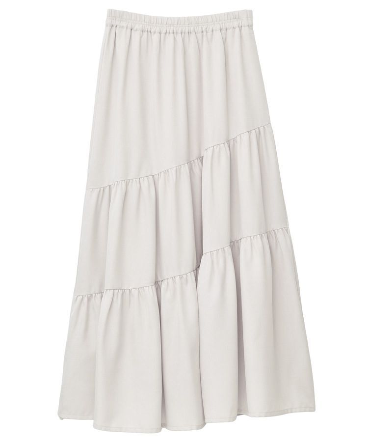 Green Parks「・ELENCARE DUE リネンライクフレアスカート」|フレア|