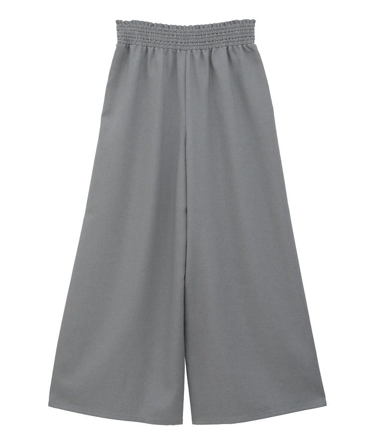 Green Parks「麻調ウエストギャザーフレアワイドパンツ」|その他|