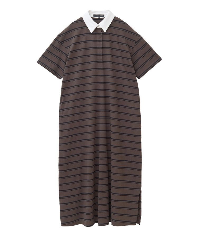 Green Parks「・SUGAR SPOON ボーダーポロワンピース」|ワンピース|