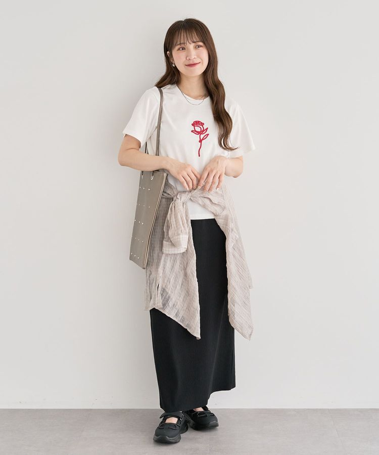 Green Parks「・ELENCARE DUE リブナロースカート」|タイト|