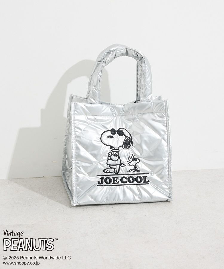Green Parks「■PEANUTS パフィーキュービックバッグ」|トートバッグ|Silver