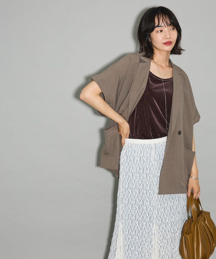 Green Parks「2Wayベロアタンクトップ」|インナー|