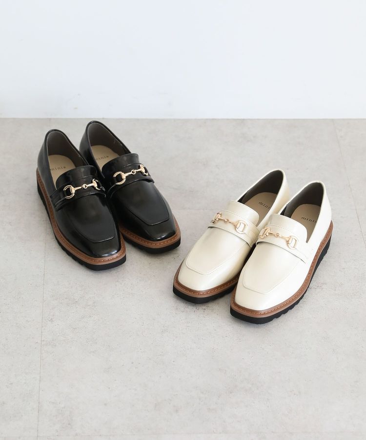 Green Parks「・minia 厚底ビットローファー」|ローファー|