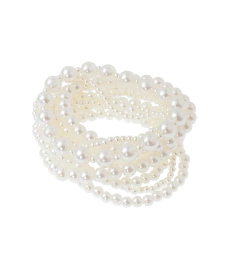 Green Parks「・HALF TIME 10連パールブレスレット」|ブレスレット・バングル|