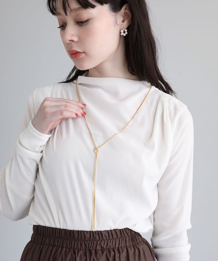 Green Parks「・HALF TIME 2連Y字ネックレス」|ネックレス|