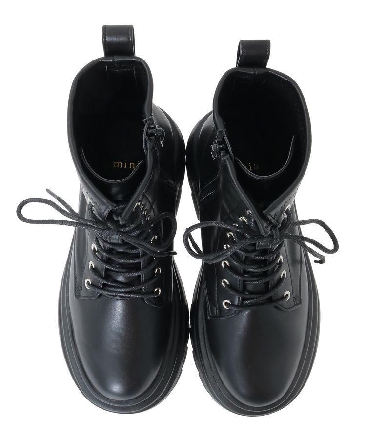 Green Parks「・minia レースアップショートブーツ」|ショートブーツ|