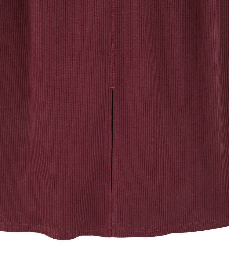 Green Parks「楽ちんIラインリブスカート」|タイト|