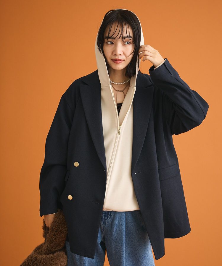 Green Parks「Wオーバージャケット」|テーラードジャケット|