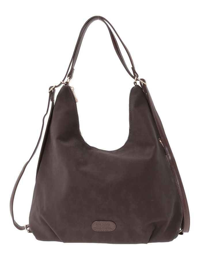 armonia「andmikka.マルチウェイスウェード調バック」|ショルダー・メッセンジャー|Brown