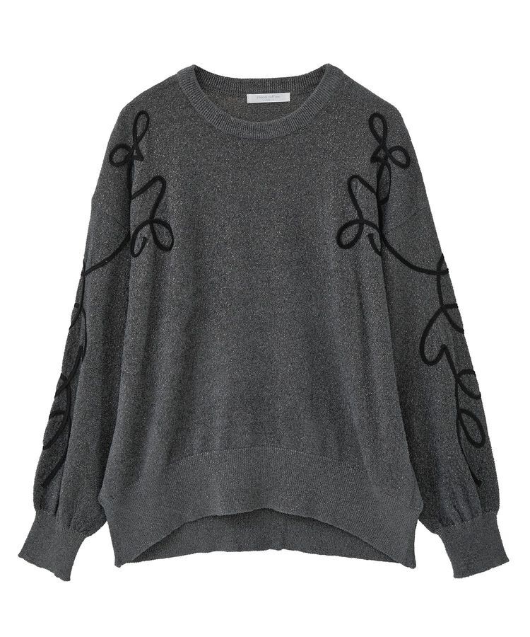 Green Parks「刺繍コードニットプルオーバー」|ニット・セーター|