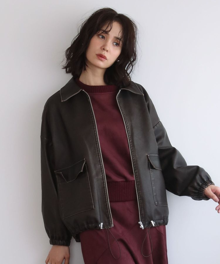 Green Parks「・ELENCARE DUE スエードポンチプルオーバー」|Tシャツ・カットソー|