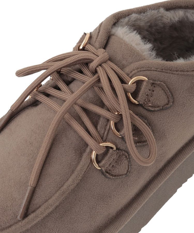 armonia「RUPIS.レースアップファーモカシューズ」|ショートブーツ|