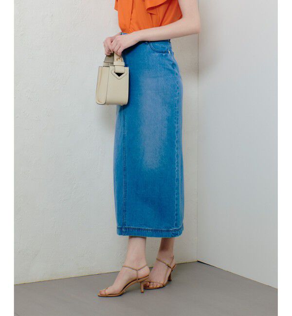 allureville「デニムタイトスカート」|スカート|