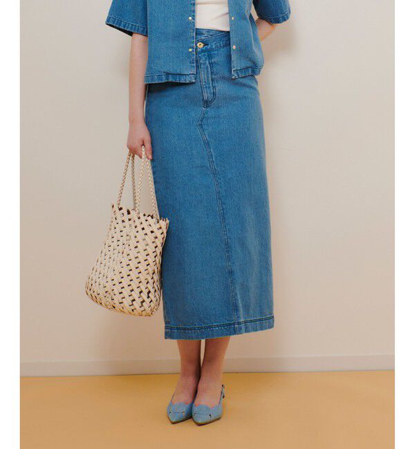 allureville「デニムタイトスカート」|スカート|