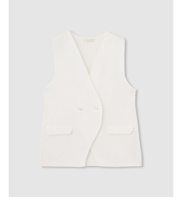 allureville「ミラノリブニットジレ」|ニット・セーター|