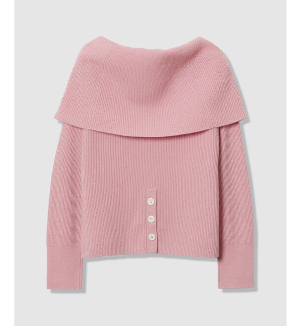 allureville「ビッグカラー2WAYネックプルオーバー」|ニット・セーター|