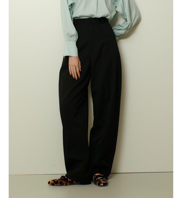 allureville「ドライウールカーブライントラウザー」|チノ|