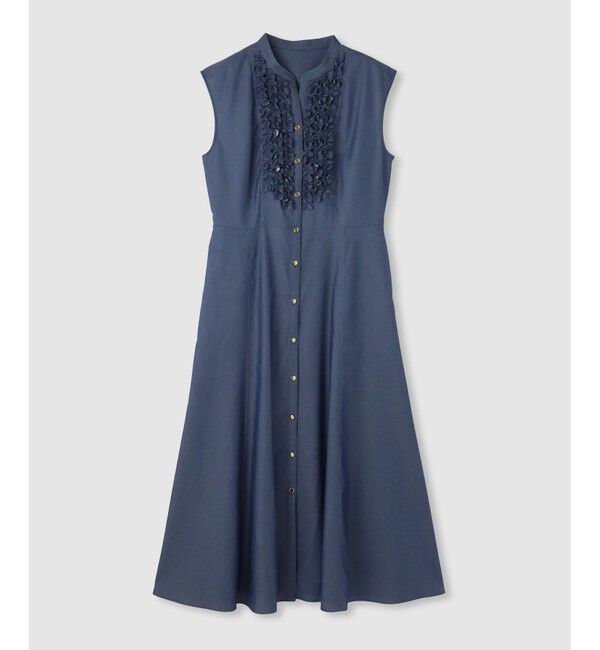 allureville「デニムライクツイルワンピース」|ワンピース|