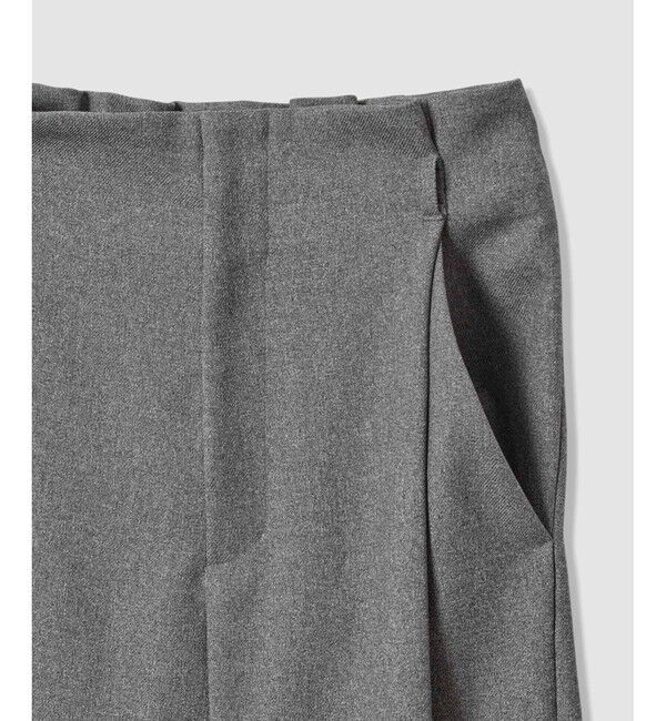 allureville「ウールライクフランネルヨークレスパンツ」|チノ|