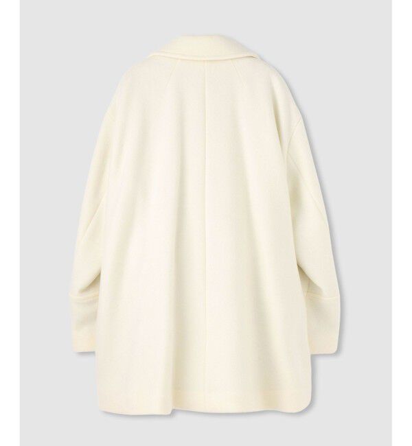 allureville「パイルメルトンデザインＰコート」|ピーコート|