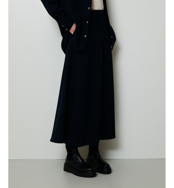 allureville「サキソニーベルテッドナロースカート」|スカート|