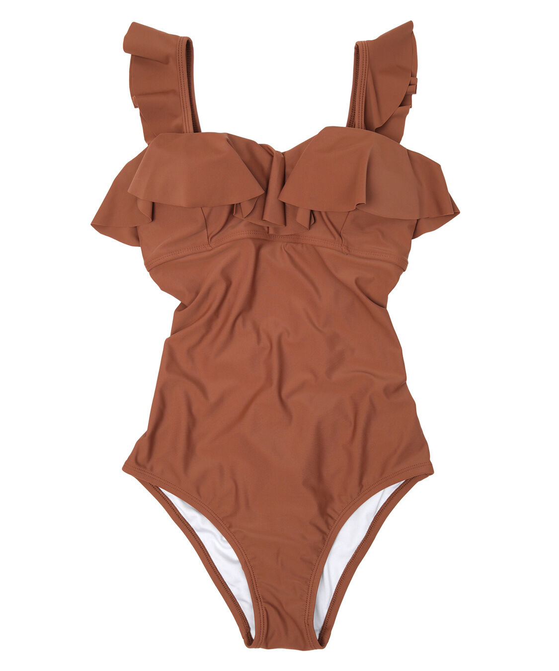 SEA DRESS「バッククロスフリルワンピース」|コンビネゾン|ﾌﾞﾗｳﾝ