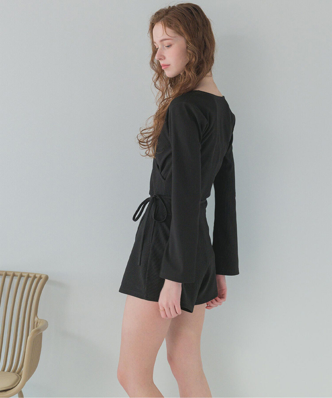 SEA DRESS「カシュクールオールインワン」|コンビネゾン|