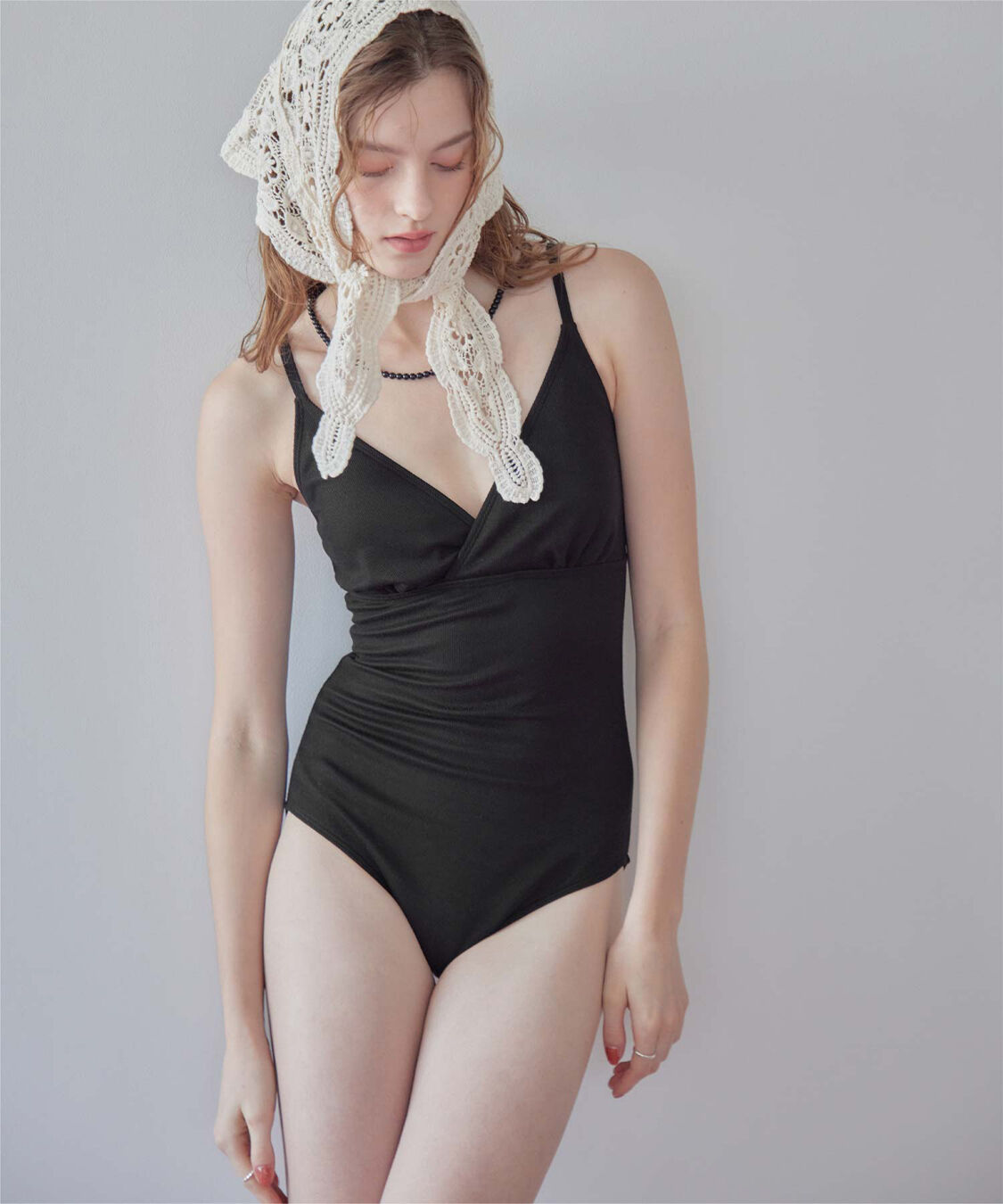 SEA DRESS「スカート付Vネックワンピース」|ビキニ|