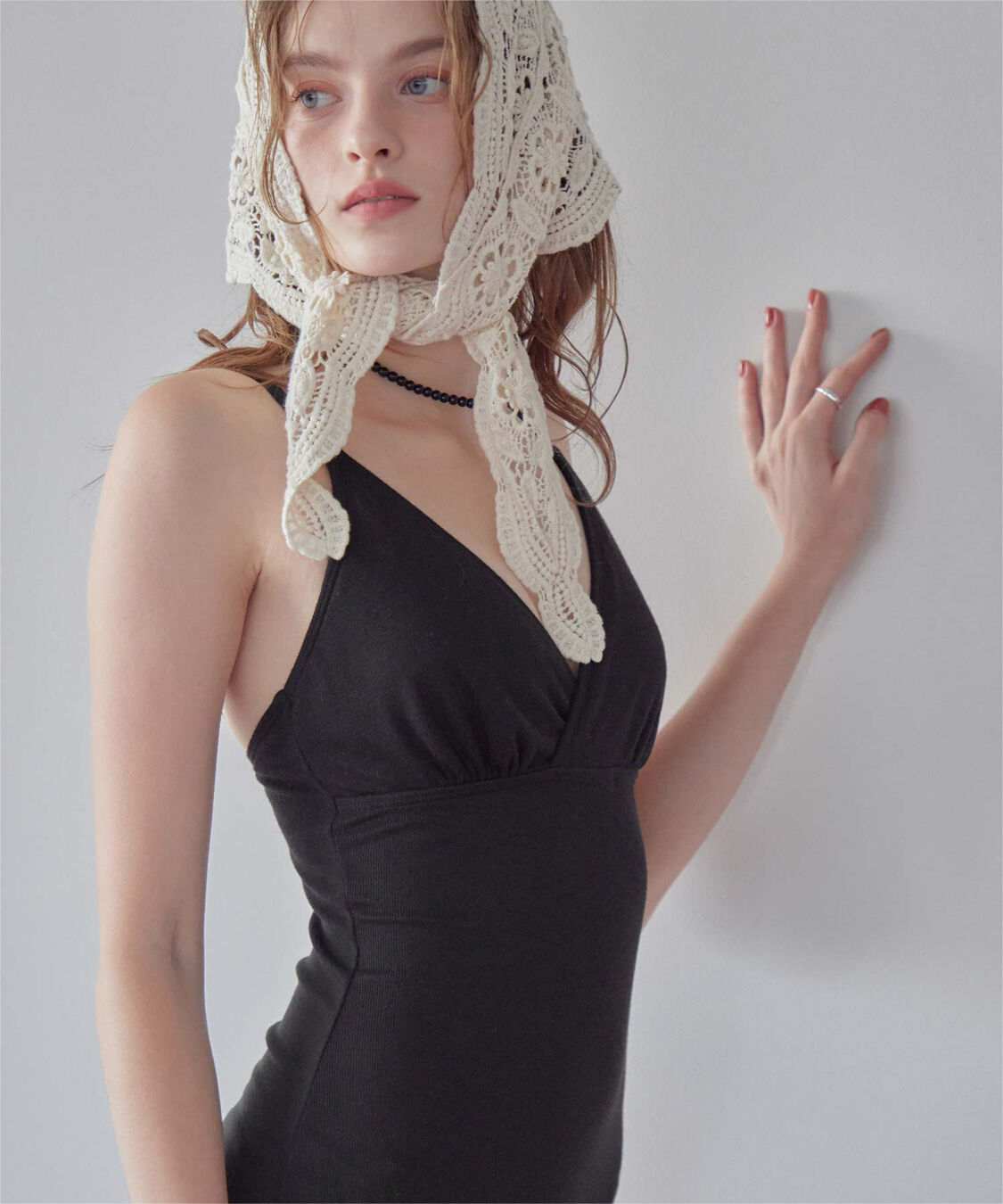 SEA DRESS「スカート付Vネックワンピース」|ビキニ|