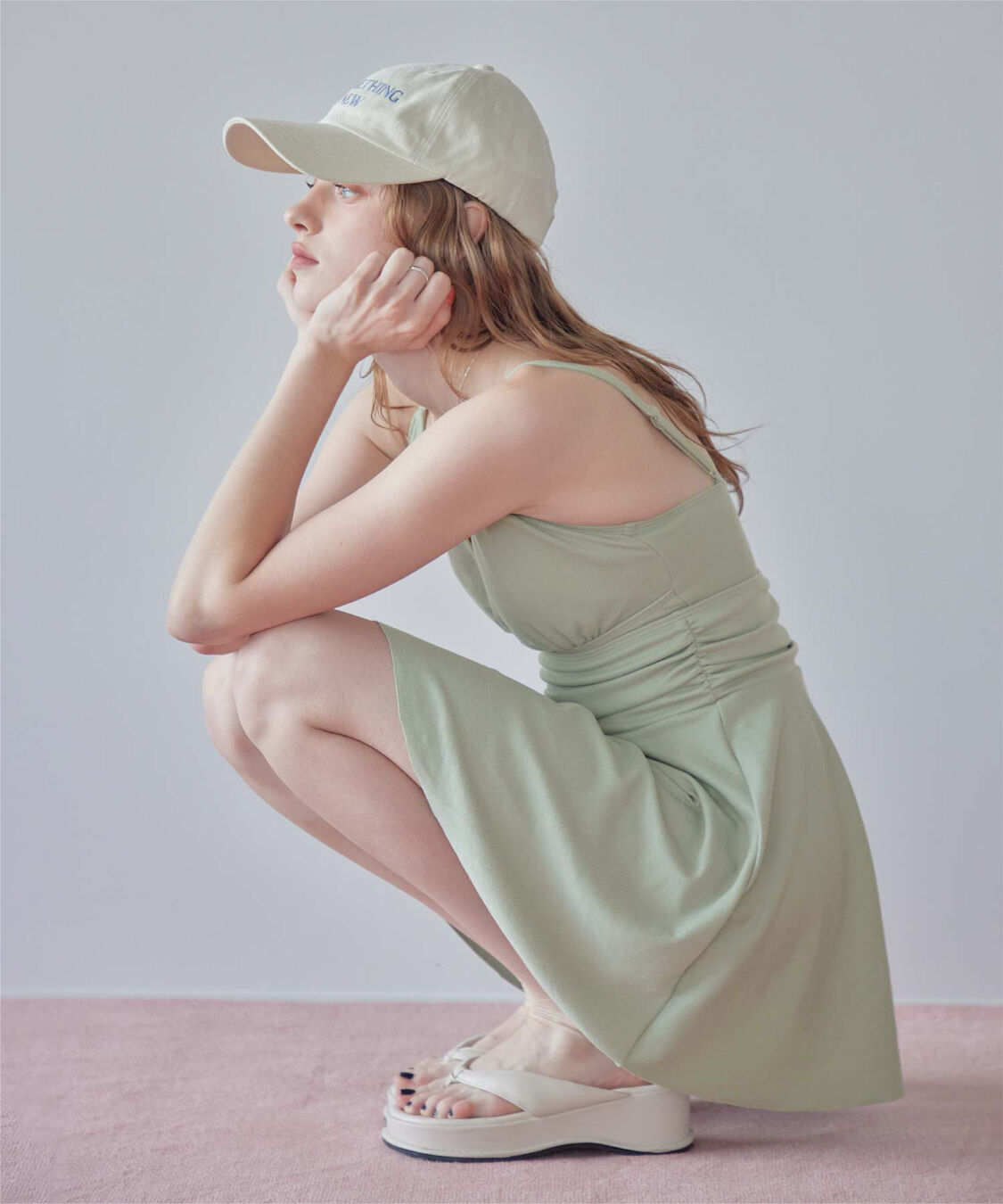 SEA DRESS「スカート付Vネックワンピース」|ビキニ|