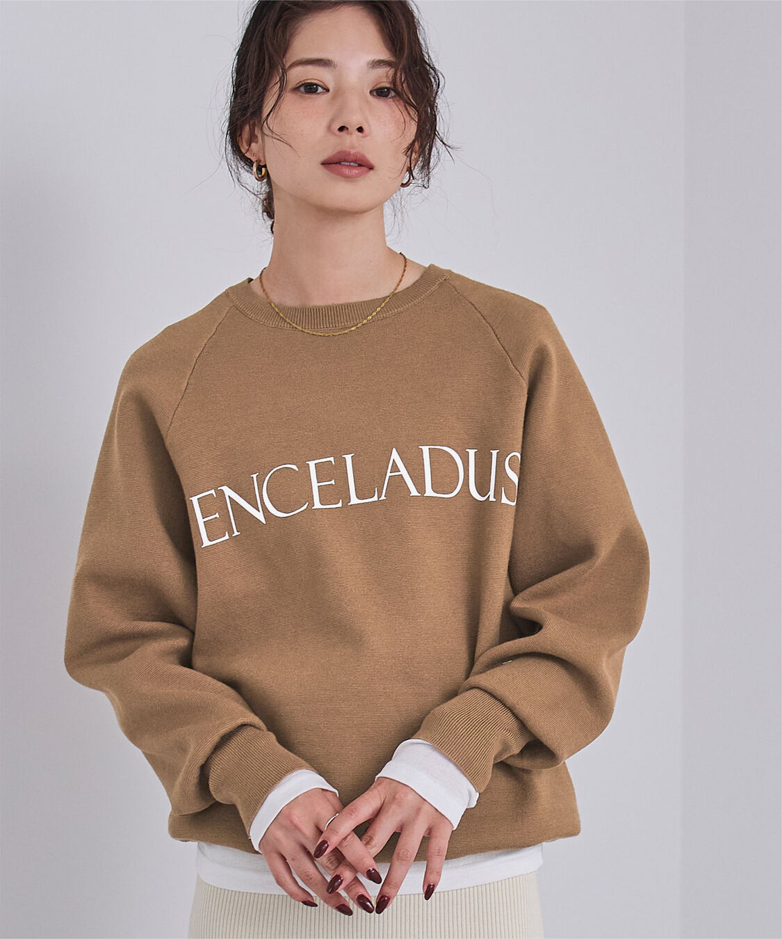 ur's「スウェットライクロゴニット」|ニット・セーター|