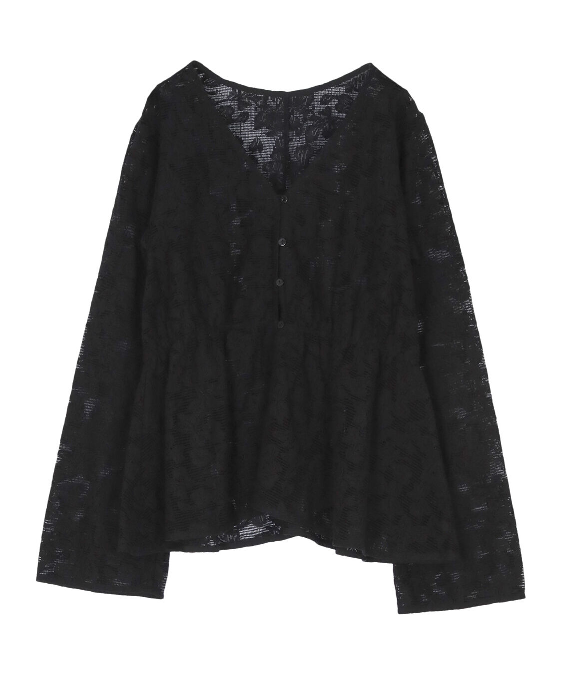 titivate「Vネックペプラムデザインレースブラウス」|シャツ・ブラウス|