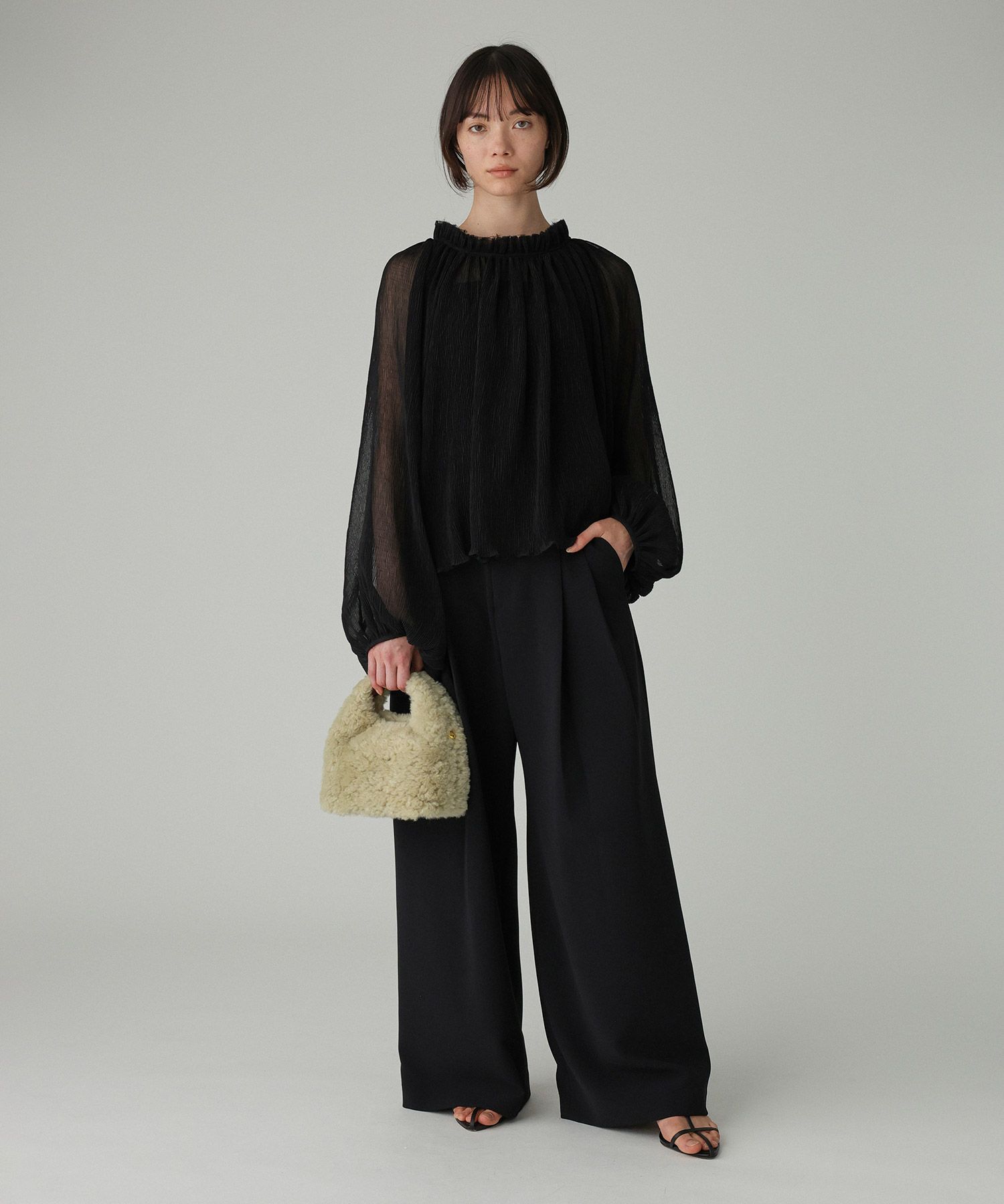 BABYLONE「2WAY楊柳ブラウス」|シャツ・ブラウス|