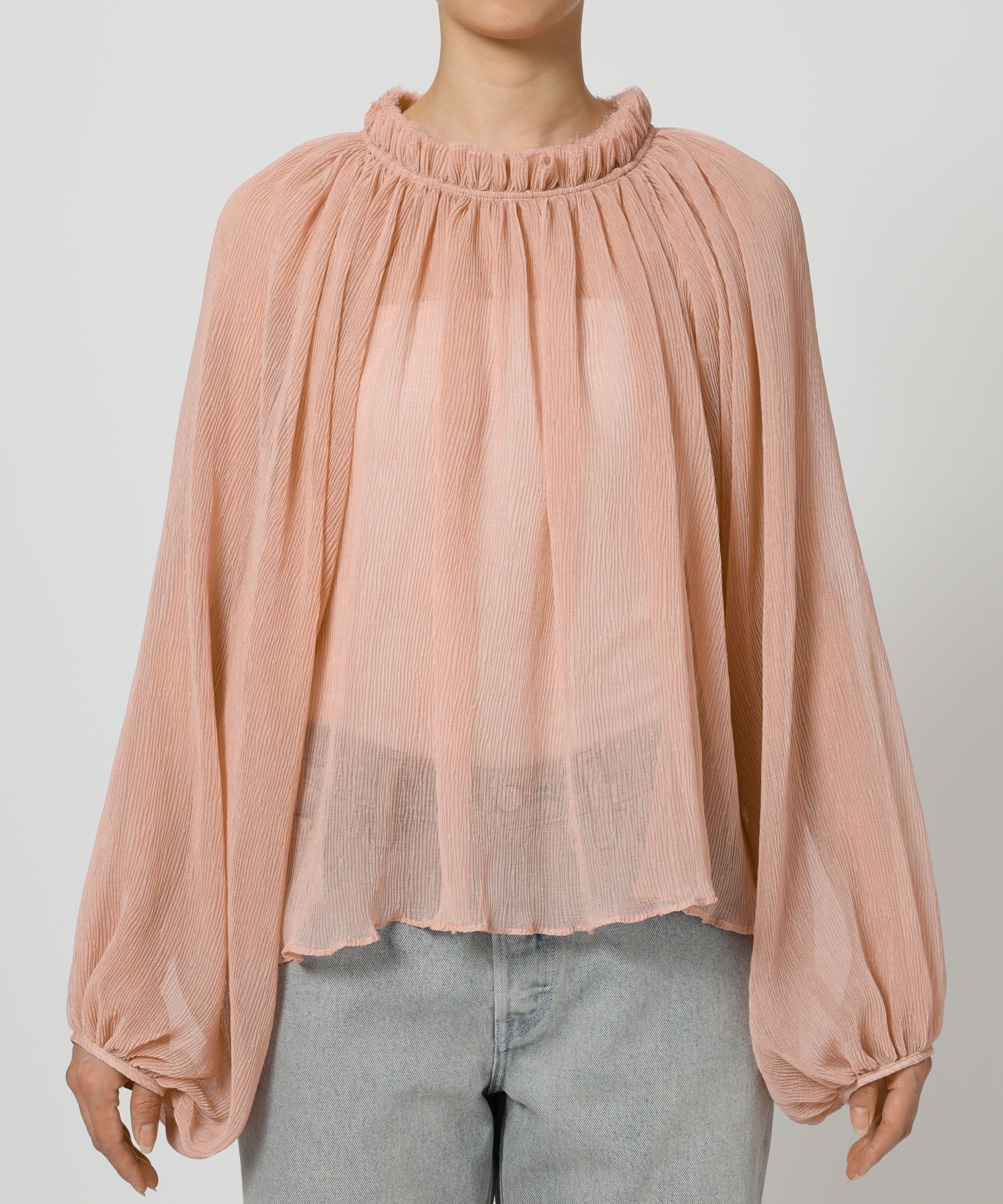 BABYLONE「2WAY楊柳ブラウス」|シャツ・ブラウス|