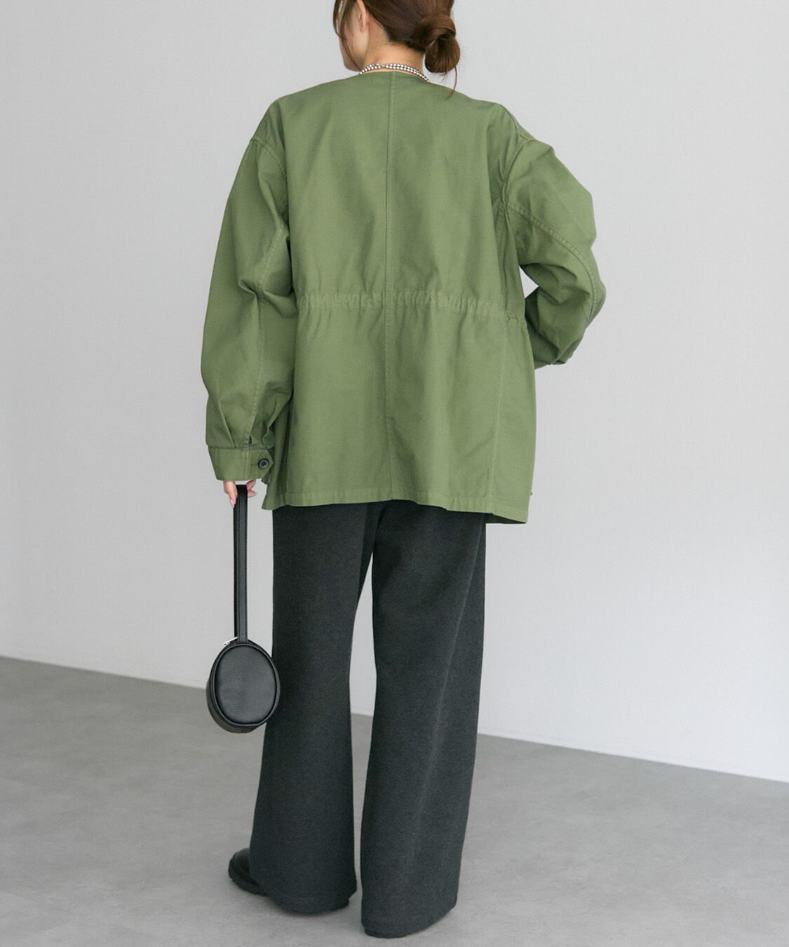  「【リバイバル】ノーカラーミリタリージャケット」|テーラードジャケット|