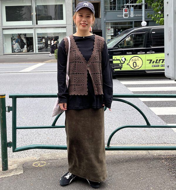  「【サイズ展開/＠yns628＆＠e_r_i_125企画】ストレッチコールスカート」|スカート|