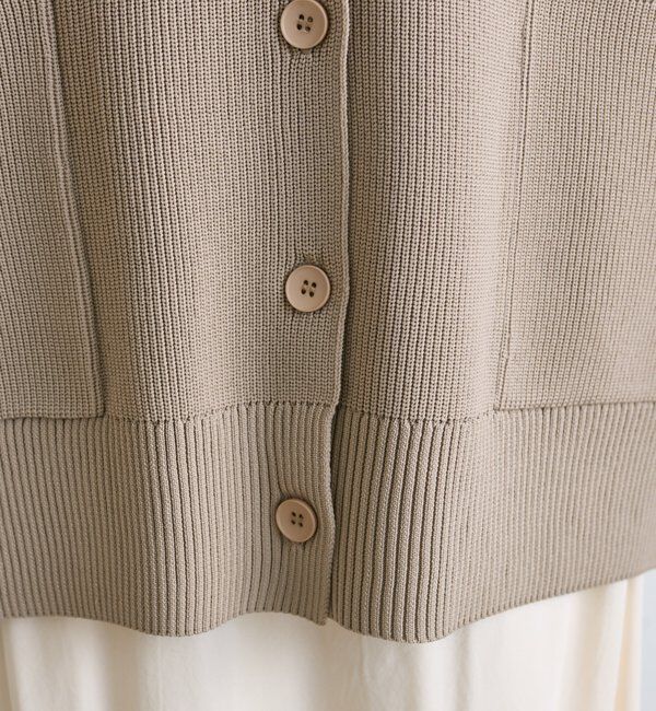  「【WEB限定/Du noir】スポンディッシュBIGVネックカーディガン」|カーディガン|